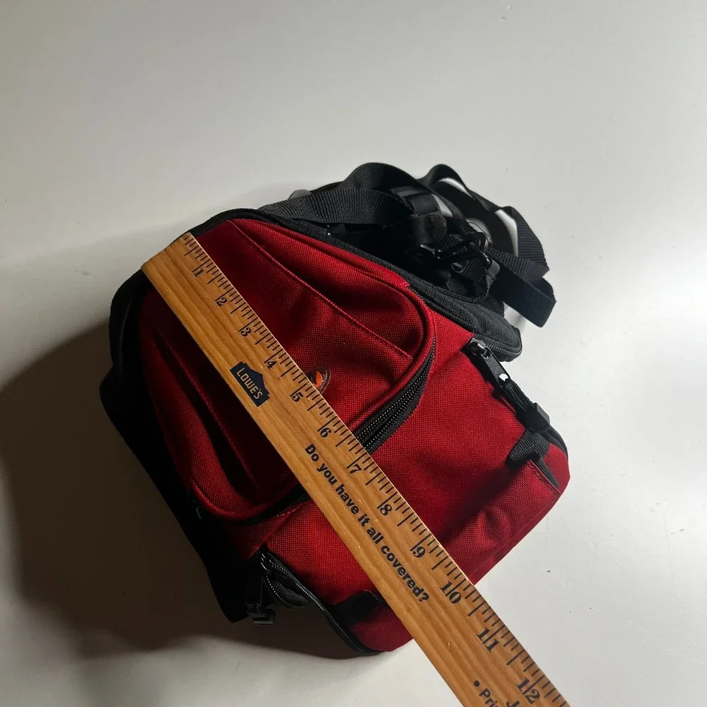 Lowepro EX 240 Camera Bag Red Black Digital SLR Holster Case Shoulder Strap